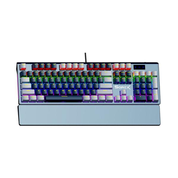 Bàn phím máy tính gaming cơ có dây Sorex SK105 Grey Black