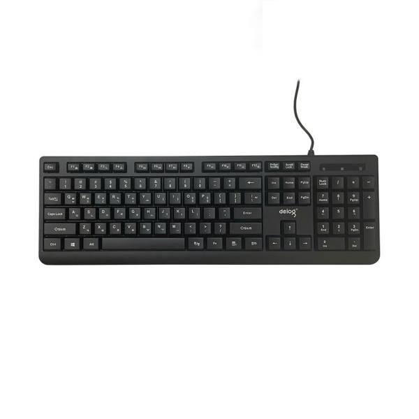 Bàn phím máy tính văn phòng tiếng hàn quốc có dây Deiog DY-803S