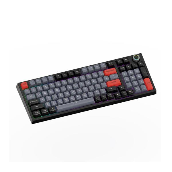 Bàn phím máy tính gaming cơ có dây Asestek AK98 black grey