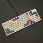 Bàn phím máy tính gaming cơ có dây Asestek AK98 grey white